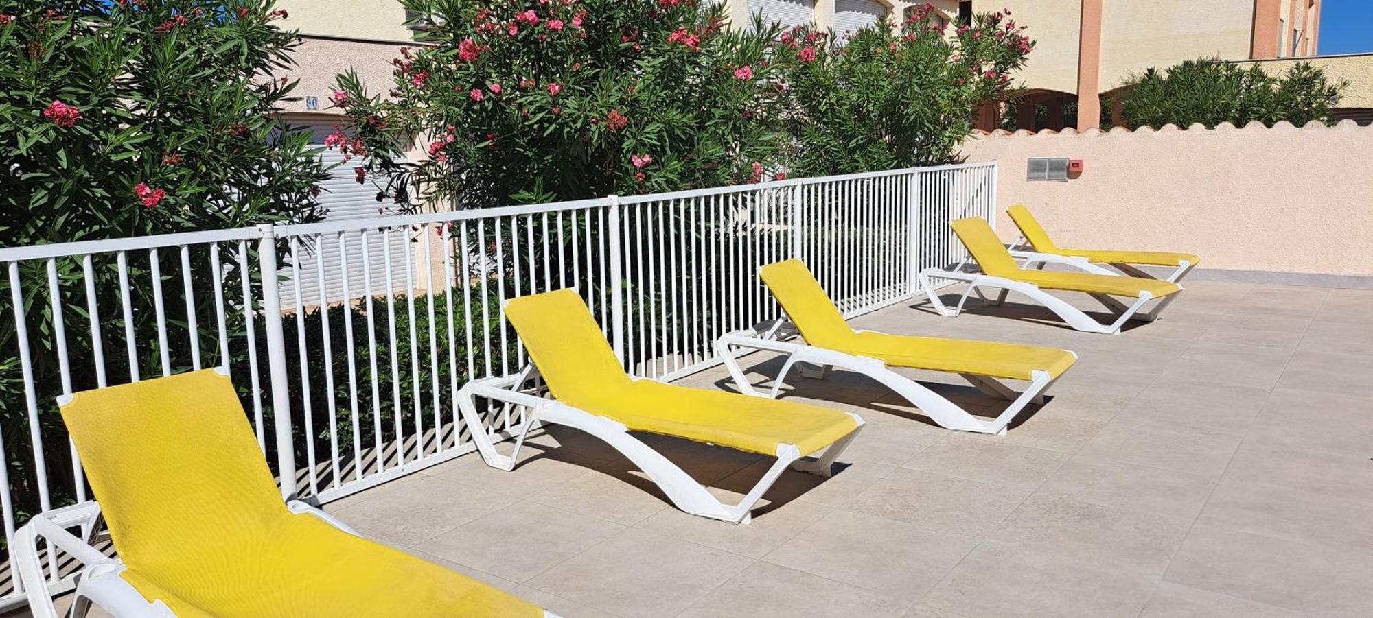 Au Village Coeur De Barcares Studio Vue Mer 3 Couchages Le Barcarès Buitenkant foto
